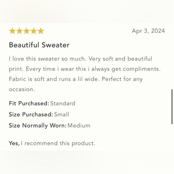 NWT Size M (P2P 22") -The Camryn Cropped Crewneck Sweater by Maeve (NWT US$ 98) - Picture 16 of 16